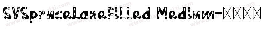SVSpruceLanefilled Medium字体转换